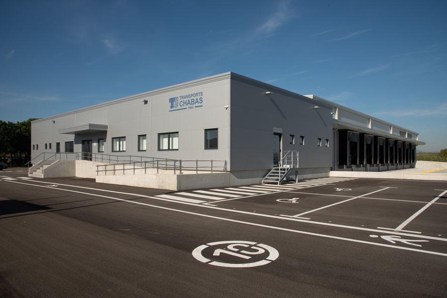 Construcción de nave industrial refrigerada Groupe Chabas
