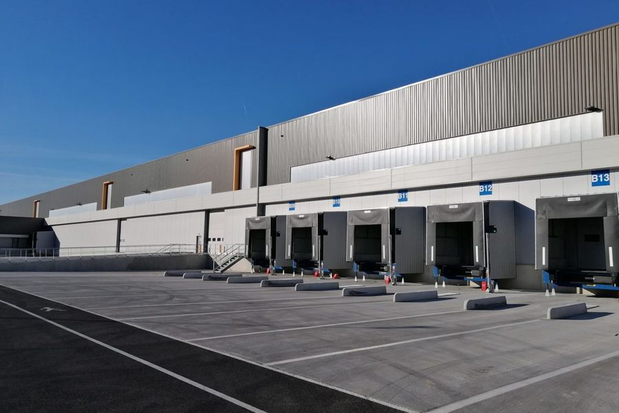 Construcción de una nave industria de plataforma logística Leclerc