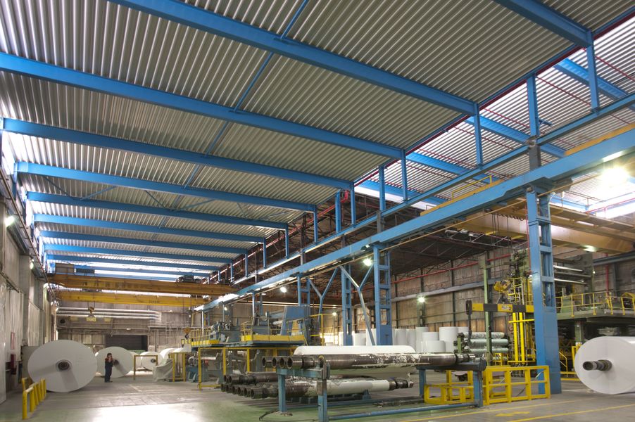 Construcción nave industrial con Estructuras Metálicas Torraspapel